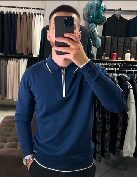 Свитер Vip Stendo (M-2XL) 054 navy (деми)