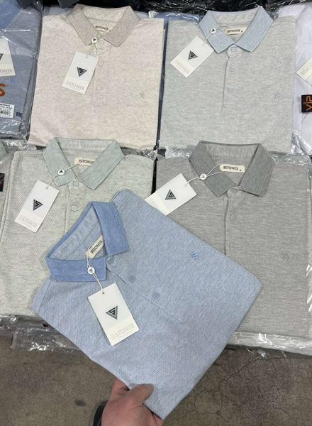 Футболка Vip Stendo (3XL-6XL) 5676 l.blue (лето)