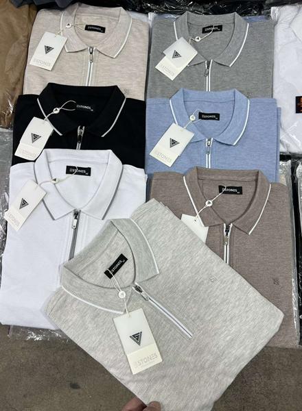 Футболка Vip Stendo (M-2XL) 5735 l.beige (лето)