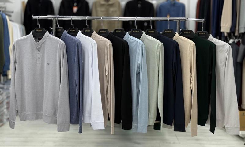 Свитер Vip Stendo (3XL-6XL) 70036 l.blue (деми)