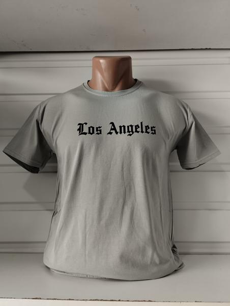 Футболка Panda (M-3XL) 1614 grey (лето)