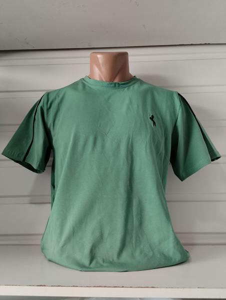 Футболка Panda (M-3XL) 1619 green (лето)