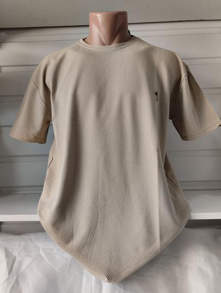 Футболка Panda (4XL-8XL) 1625 beige (лето)