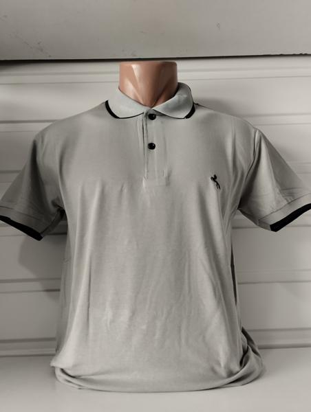 Футболка Panda (M-3XL) 1648 grey (лето)