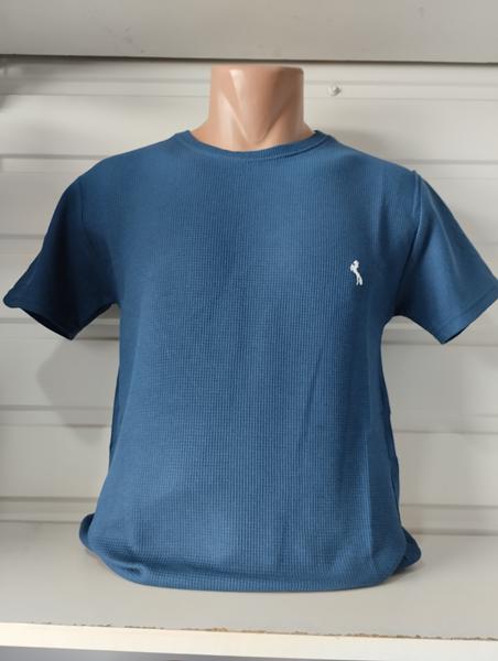 Футболка Panda (M-3XL) 1651 blue (лето)