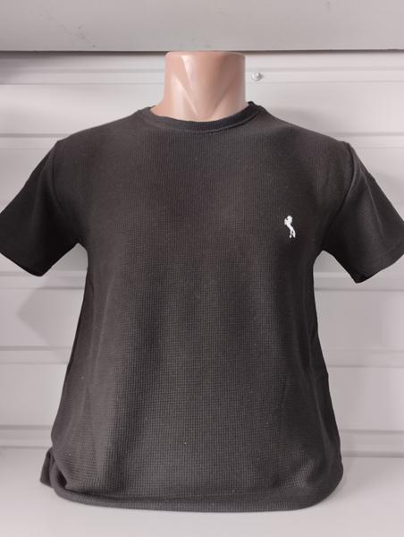 Футболка Panda (M-3XL) 1653 black (лето)