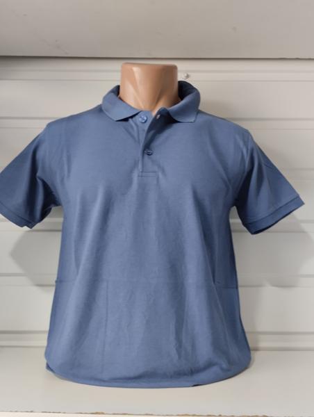 Футболка Panda (M-3XL) 1663 blue (лето)