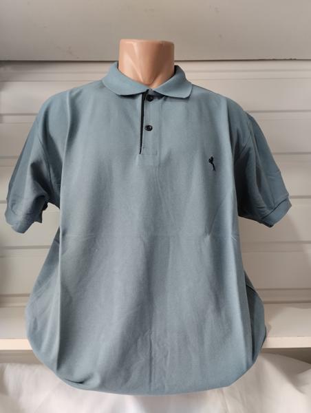 Футболка Panda (4XL-8XL) 1669 l.blue (лето)