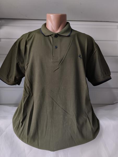Футболка Panda (4XL-8XL) 1682 khaki (лето)
