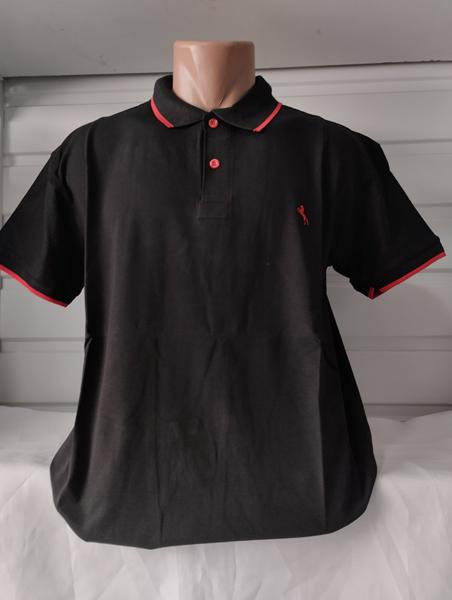 Футболка Panda (4XL-8XL) 1689 black (лето)