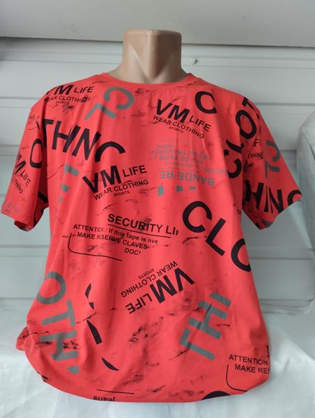 Футболка Panda (2XL-6XL) 1691 red (лето)
