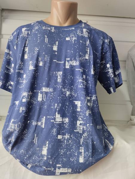 Футболка Panda (2XL-6XL) 1692 blue (лето)