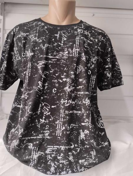 Футболка Panda (2XL-6XL) 1695 black (лето)