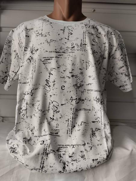 Футболка Panda (2XL-6XL) 1696 white (лето)