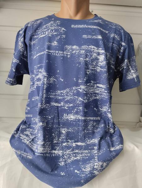 Футболка Panda (S-2XL) 1697 blue (лето)