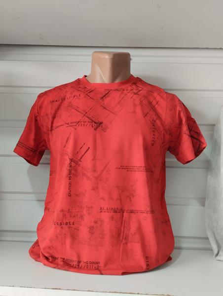 Футболка Panda (S-2XL) 1703 red (лето)