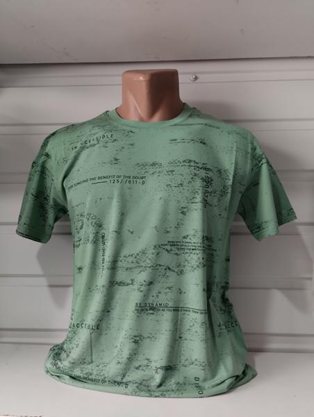 Футболка Panda (S-2XL) 1710 green (лето)