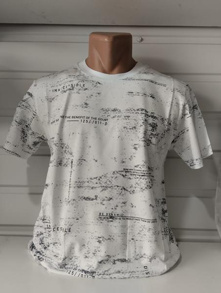 Футболка Panda (S-2XL) 1711 white (лето)