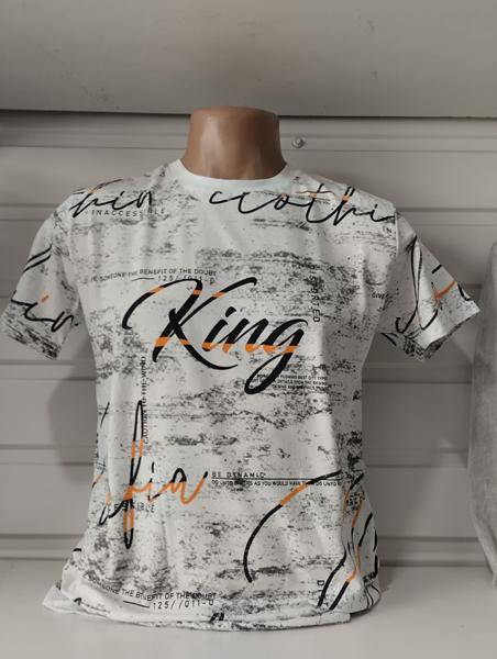 Футболка Panda (S-2XL) 1718 white (лето)