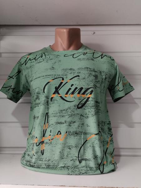 Футболка Panda (S-2XL) 1719 green (лето)