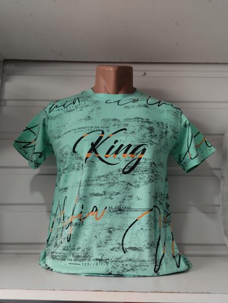 Футболка Panda (S-2XL) 1722 mint (лето)