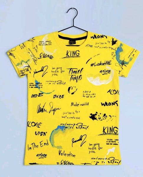 Футболка Dino (8-12) DN117 yellow (лето)