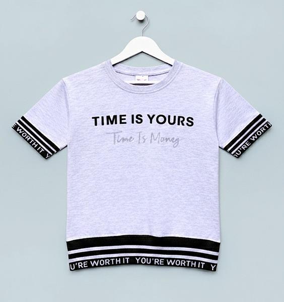 Футболка Dino (8-12) DN13 l.grey (лето)