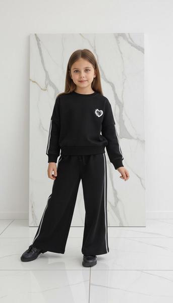 Костюм спорт Dino (5-9) DN140 black (деми)