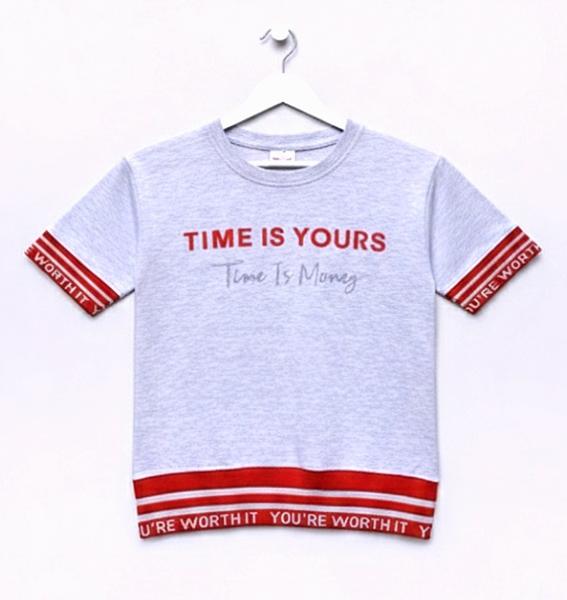 Футболка Dino (8-12) DN15 l.grey (лето)