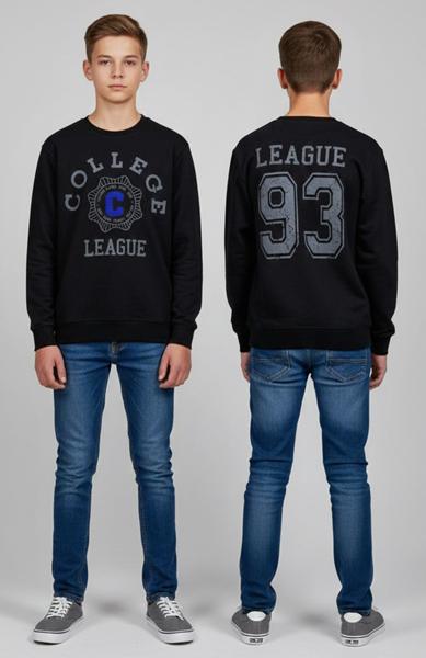 Свитер Dino (134-164) DN157 black (деми)