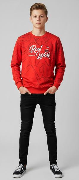 Свитер Dino (13-16) DN161 red (деми)