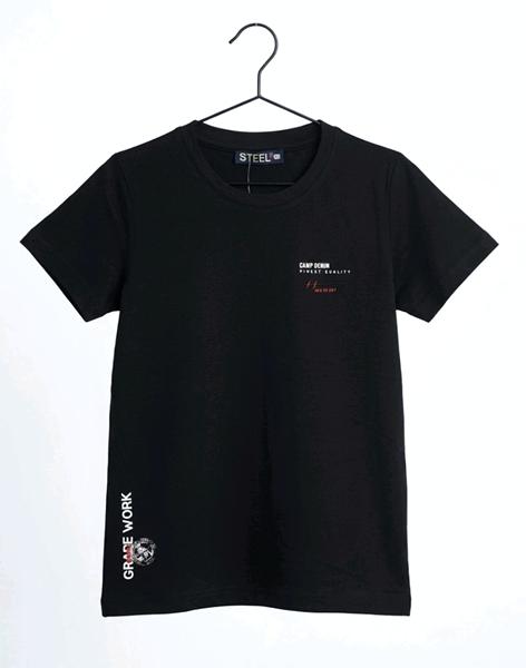 Футболка Dino (128-176) DN209 black (лето)