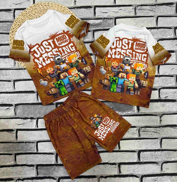 Костюм Dino (3-7) DN256 brown (лето)