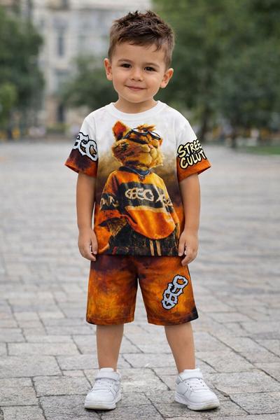 Костюм Dino (3-7) DN260 orange (лето)