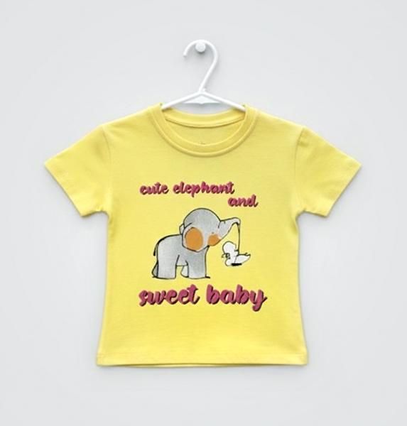 Футболка Dino (1-4) DN263 yellow (лето)