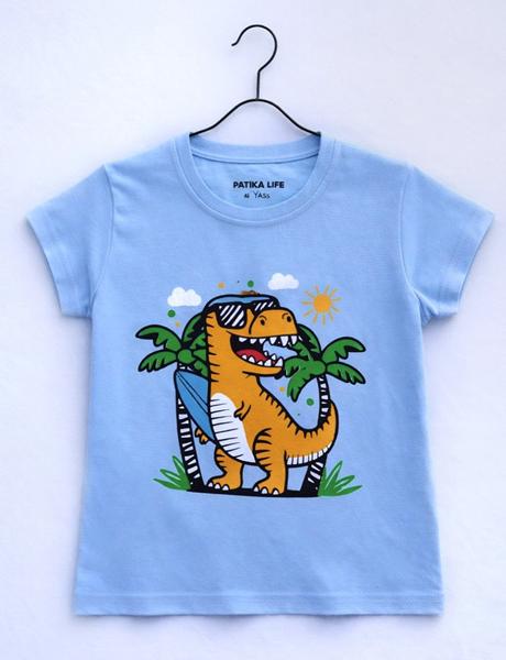 Футболка Dino (1-4) DN287 l.blue (лето)