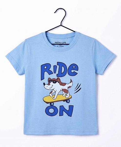 Футболка Dino (1-4) DN296 l.blue (лето)