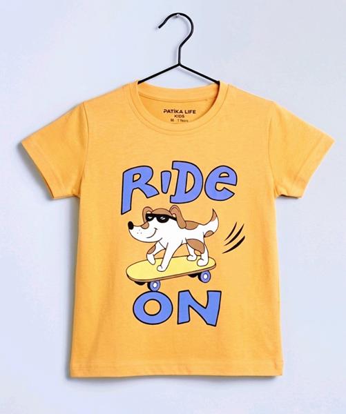 Футболка Dino (1-4) DN297 yellow (лето)