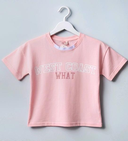 Футболка Dino (8-12) DN33 pink (лето)