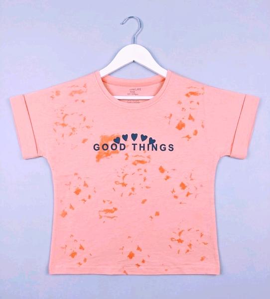 Футболка Dino (8-14) DN57 peach (лето)