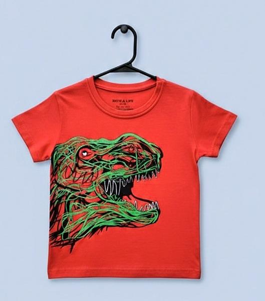 Футболка Dino (4-8) DN63 red (лето)