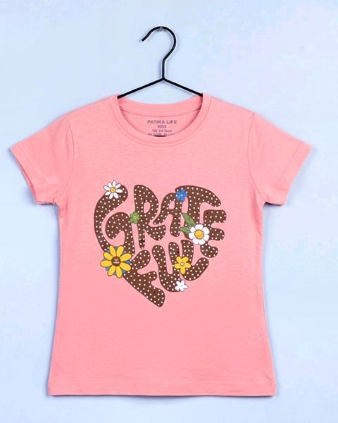 Футболка Dino (4-8) DN80 peach (лето)