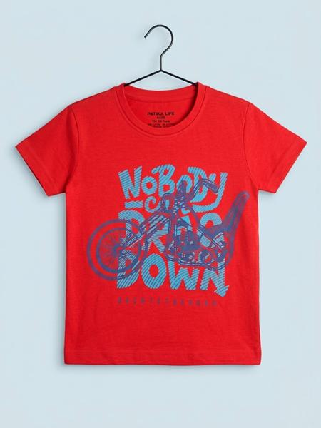 Футболка Dino (4-8) DN324 red (лето)