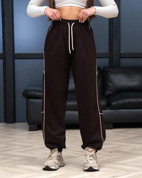 Штаны спорт AZNA (S-XL) Б308 chocolate (деми)