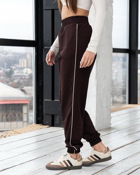 Штаны спорт AZNA (S-XL) Б314 chocolate (деми)