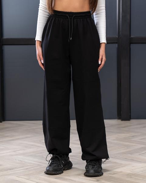 Штаны спорт AZNA (S-XL) Б94 black (деми)