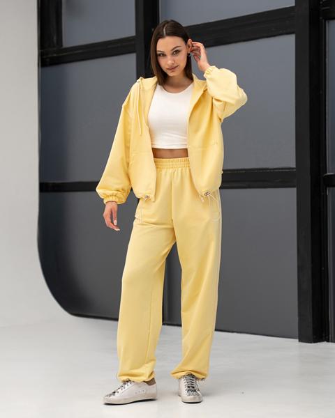 Костюм спорт AZNA (S-XL) Д120 yellow (деми)