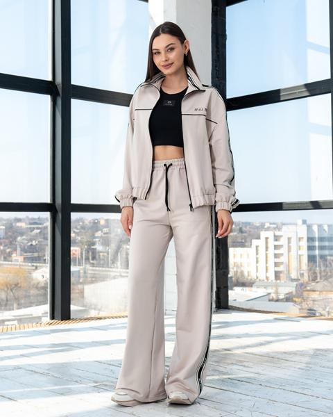 Костюм спорт AZNA (S-XL) Д138 beige (деми)