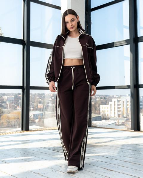 Костюм спорт AZNA (S-XL) Д138 chocolate (деми)