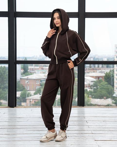 Костюм спорт AZNA (M-2XL) Д153 chocolate (деми)